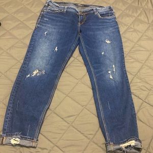 Silver Jeans. Boyfriend ankle style.